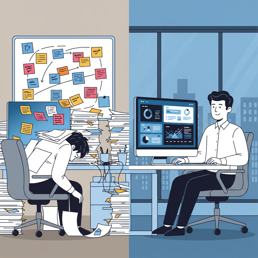 From overwhelmed to organized - Athenity transforms chaotic workflows into streamlined systems